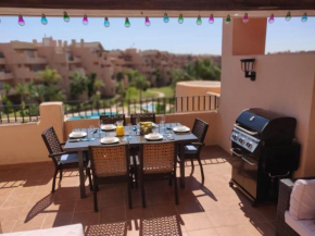 Stunning Penthouse Apartment with Sunny Terrace & Pool View on the Prestigious Mar Menor Golf Resort ESP8021